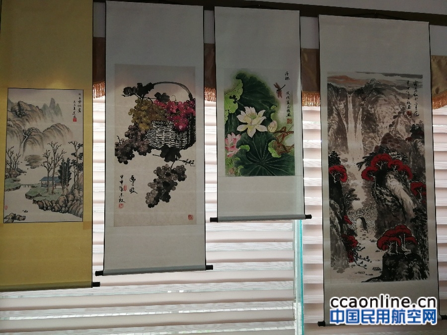 墨香寄深意  丹青抒党情：海南空管分局“庆七一”书画作品汇报展