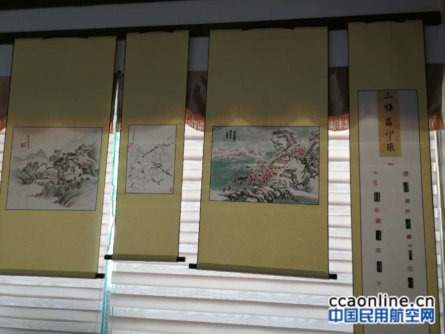 墨香寄深意  丹青抒党情：海南空管分局“庆七一”书画作品汇报展