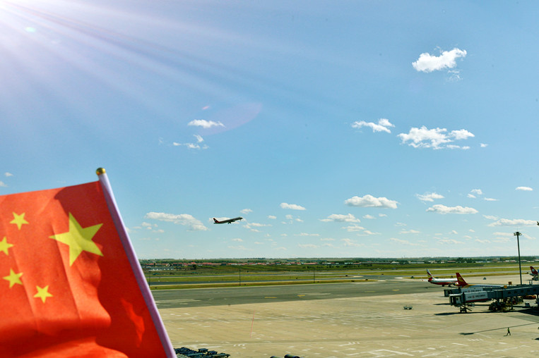 中国航空国旗图片